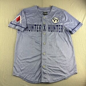 Hunter X Hunter Baseball Jersey Small Purple Killua #99 Embroidered Anime Manga
